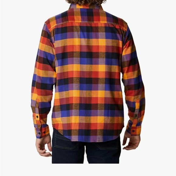 Columbia Men’s Plaid Cornell Woods Flannel Size M - Picture 3 of 7